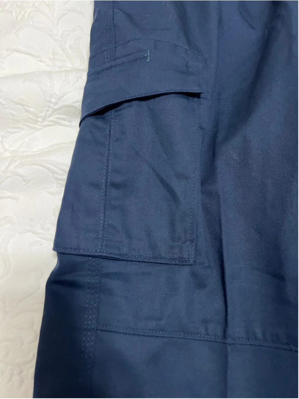 Men's Steelguard Cargo Pants Navy Waist 42
